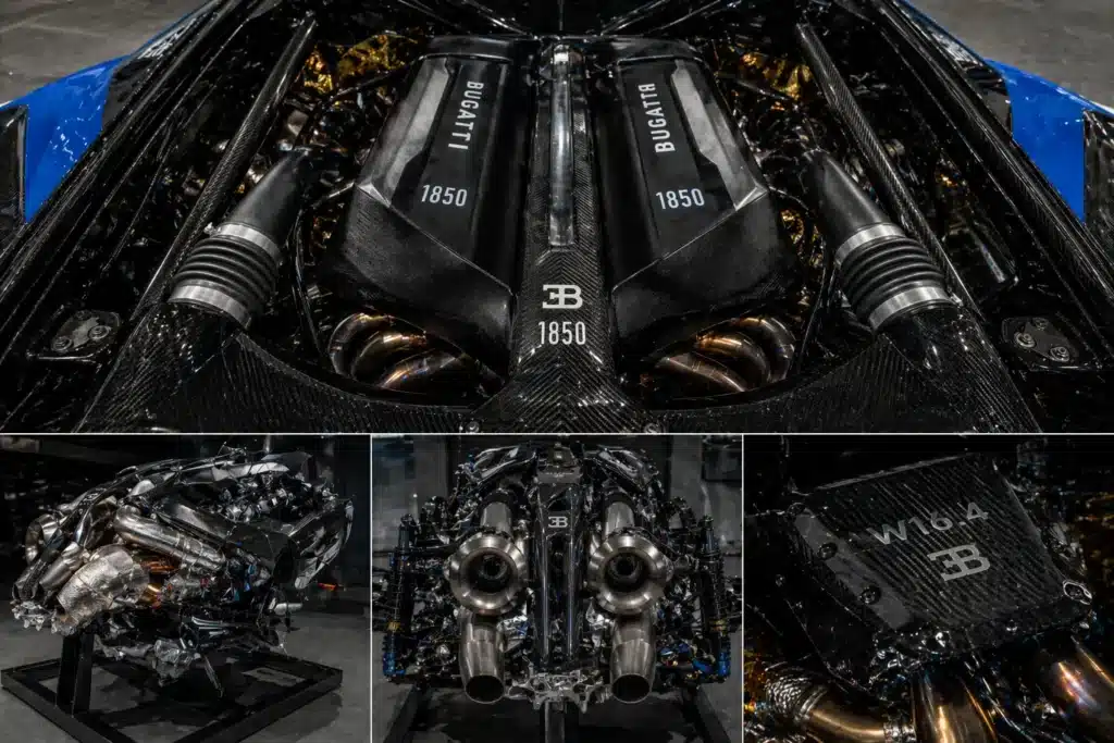 Bugatti bolide engine