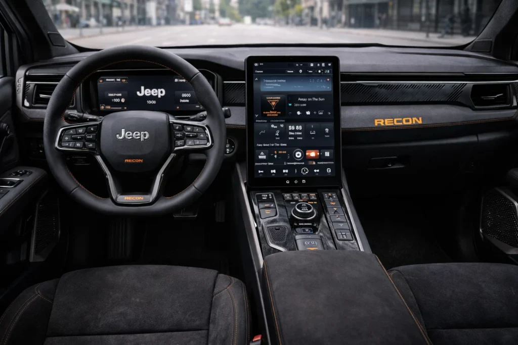 Jeep Recon interior