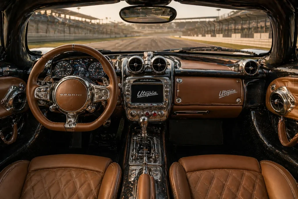 Pagani Utopia interior