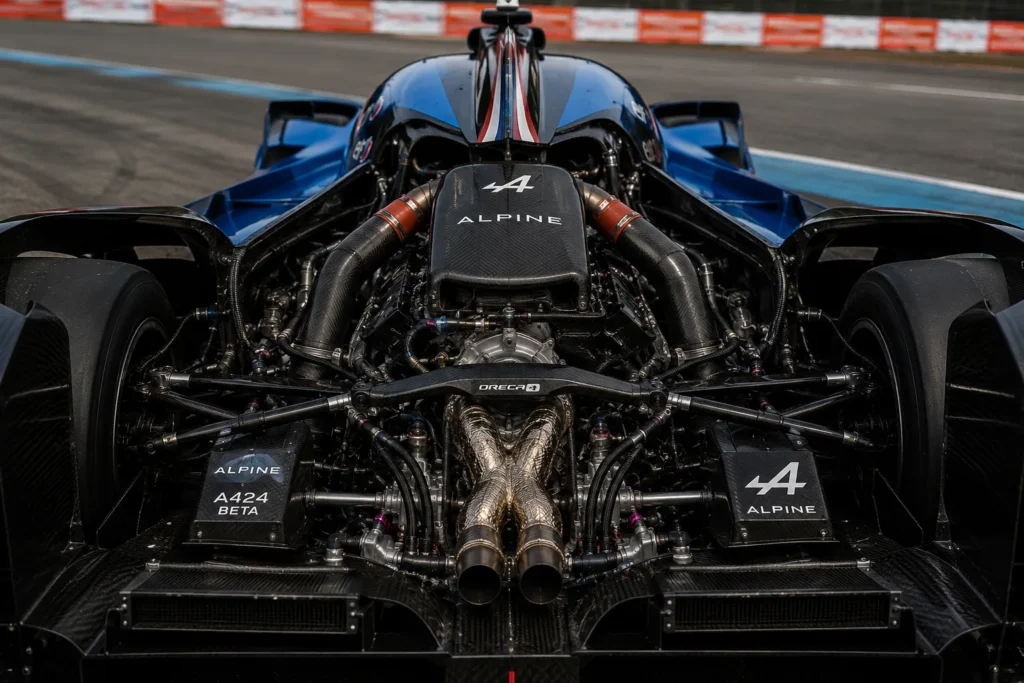 Alpine A424 Beta Concept engine
