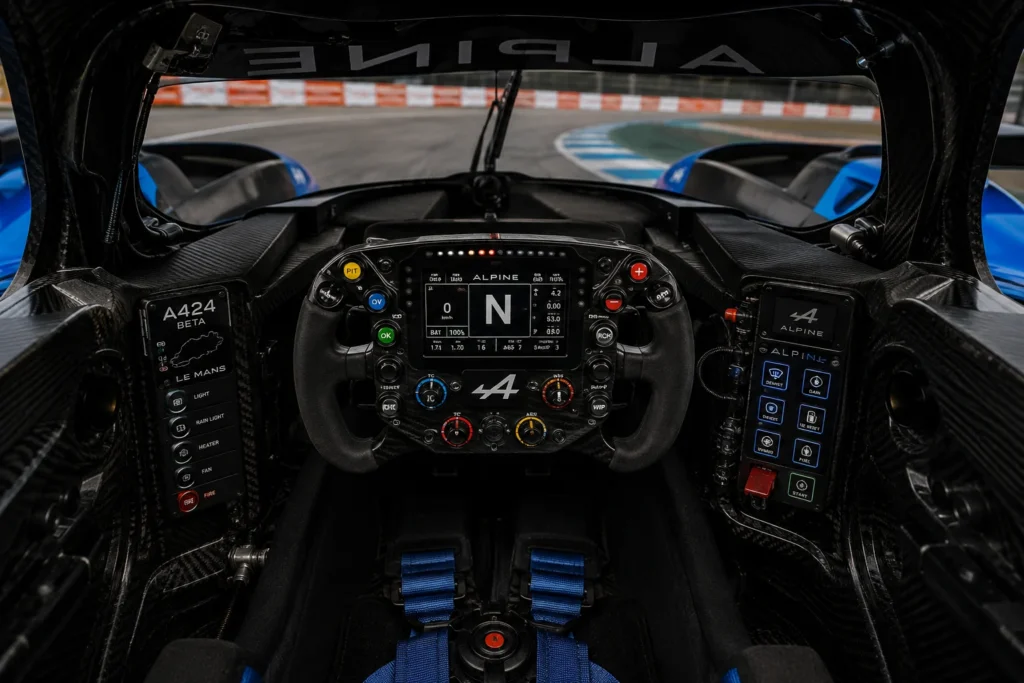 Alpine A424 Beta Concept interior