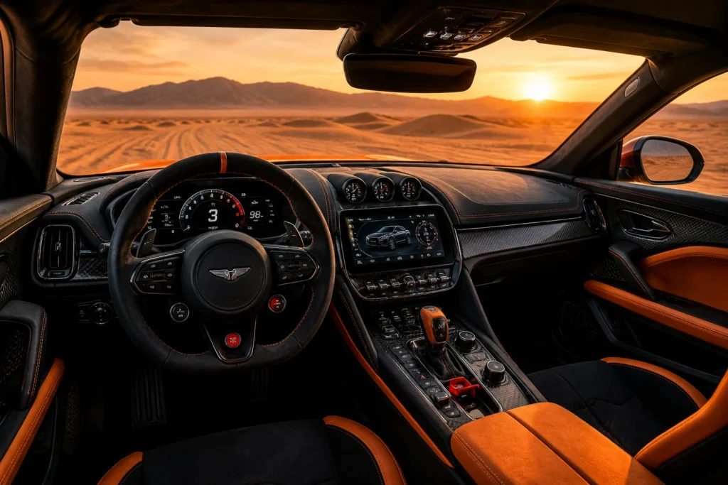Genesis x Skorpio interior