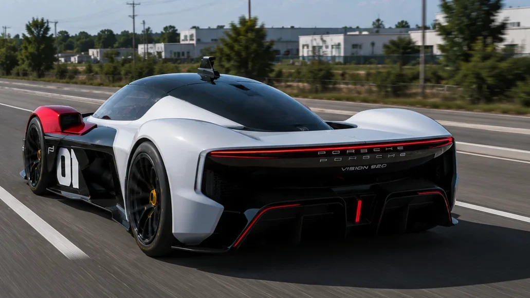 Porsche Vision 920 Concept backview