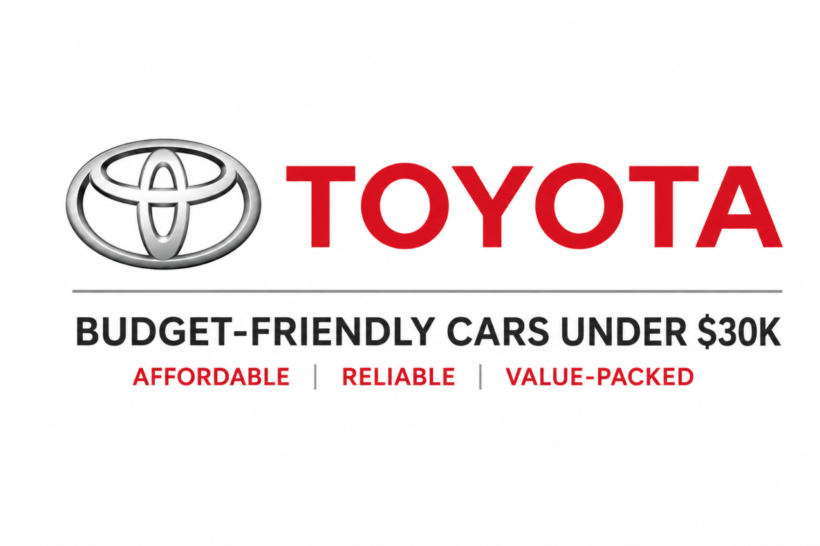 Budget-friendly toyota cars