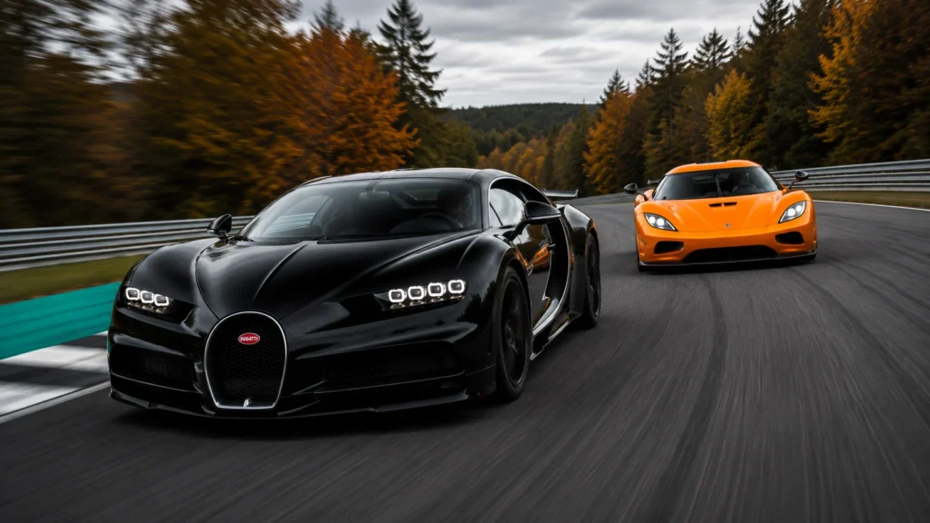 Bugatti Chiron vs Koenigsegg CC850 