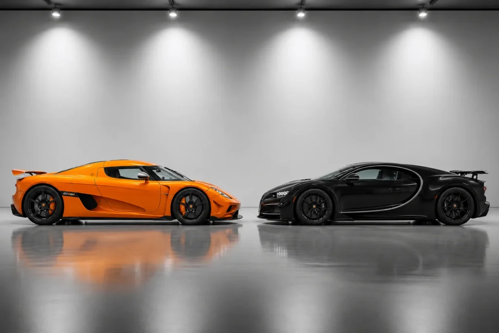 Koenigsegg vs Bugatti 