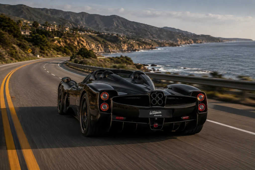 Pagani Utopia Roadster backview