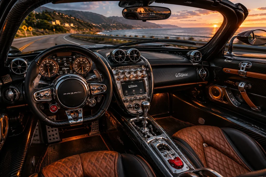 Pagani Utopia Roadster interior