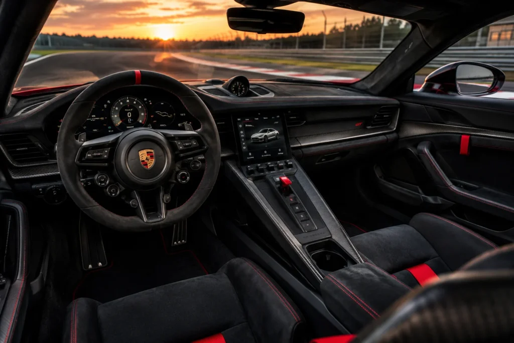 Porsche Vision E interior