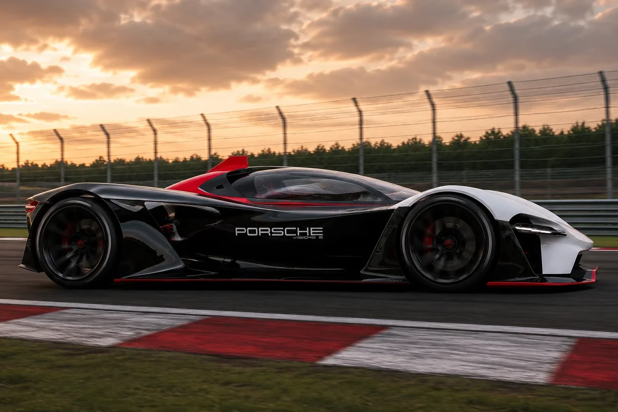 Porsche Vision E sideview