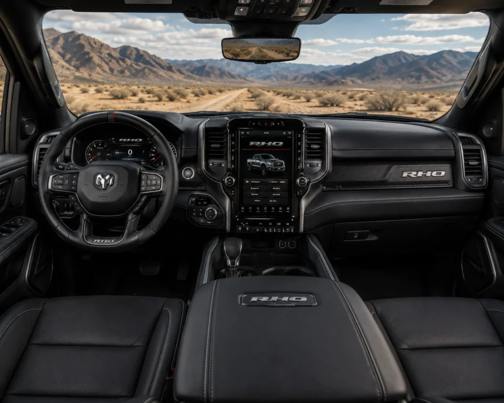 Ram 1500 RHO interior