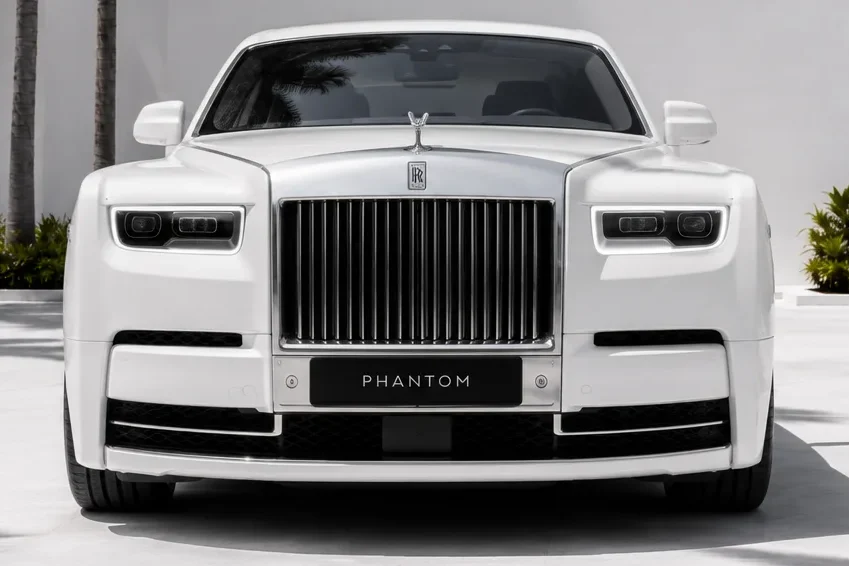 Rolls royce phantom frontview