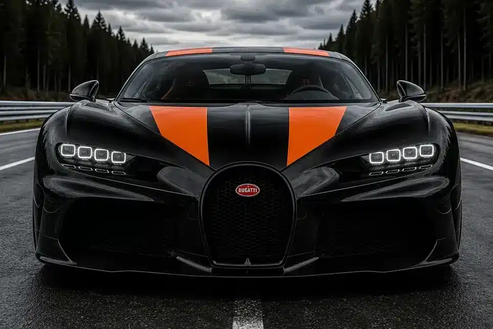 bugatti chiron frontview