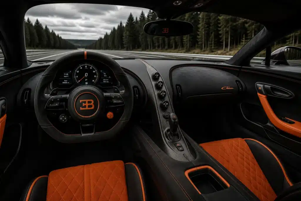 bugatti chiron interior