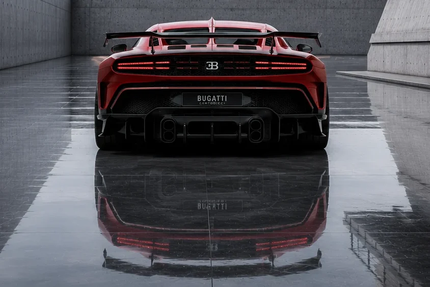 Bugatti Divo backview