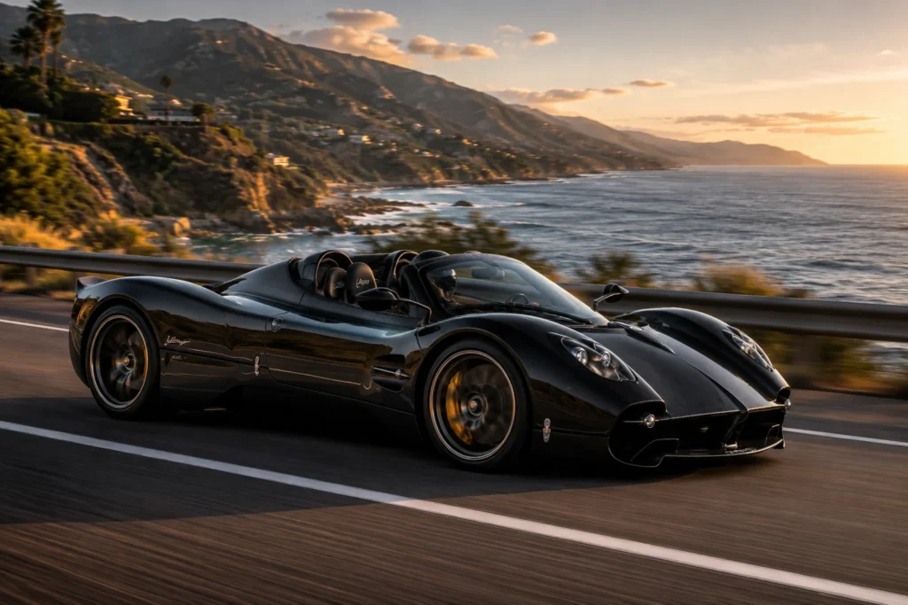 Pagani Utopia Roadster sideview 