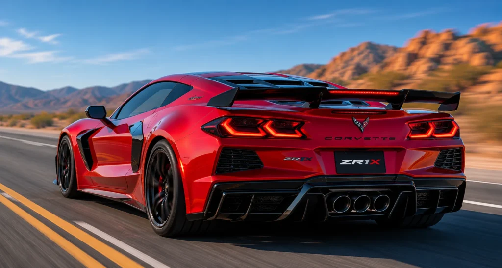 Chevrolet Corvette ZR1X backview 