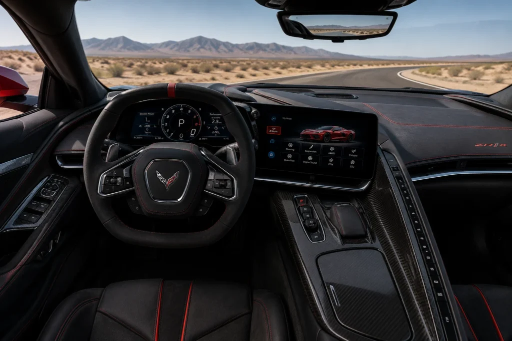 Chevrolet Corvette ZR1X interior 