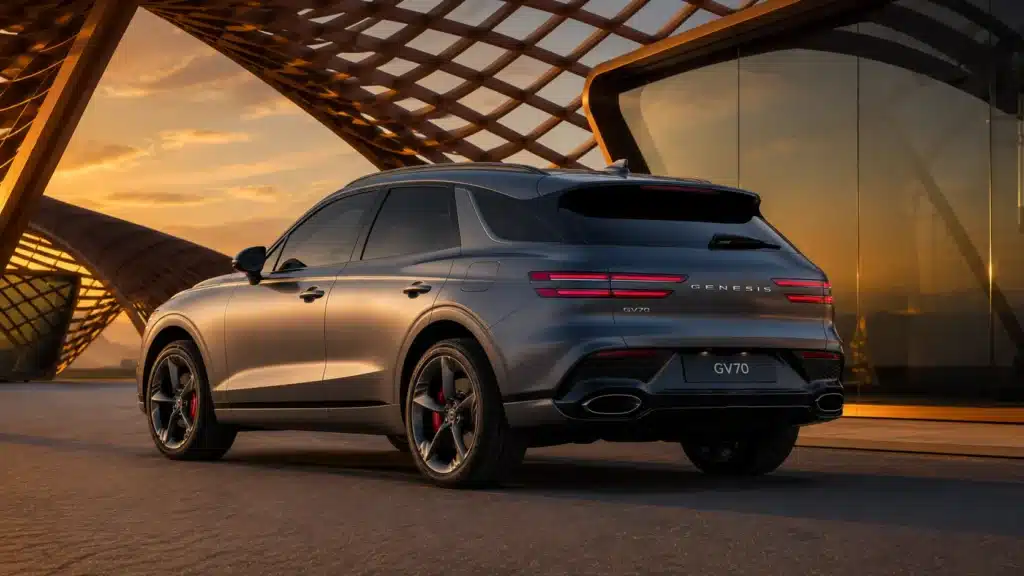 Genesis GV70 backview