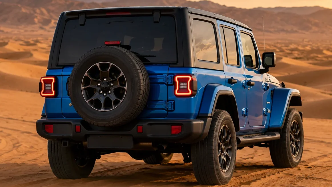 Jeep Wrangler backview 
