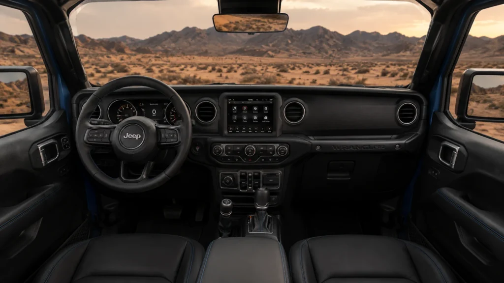 Jeep Wrangler interior