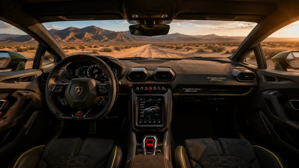 Lamborghini Huracan Sterrato interior