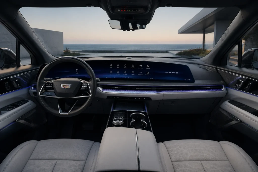 cadillac vistiq inerior