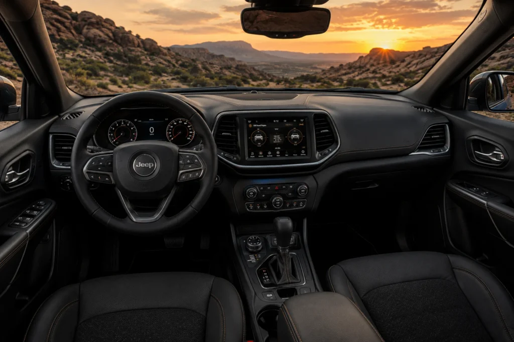 jeep cherokee interior 