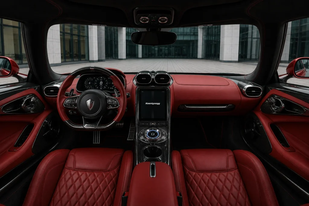 koenigsegg regera interior