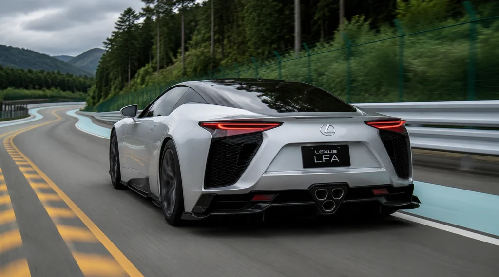 lexus lfa backview