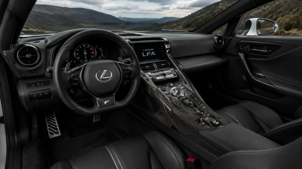 lexus lfa interior