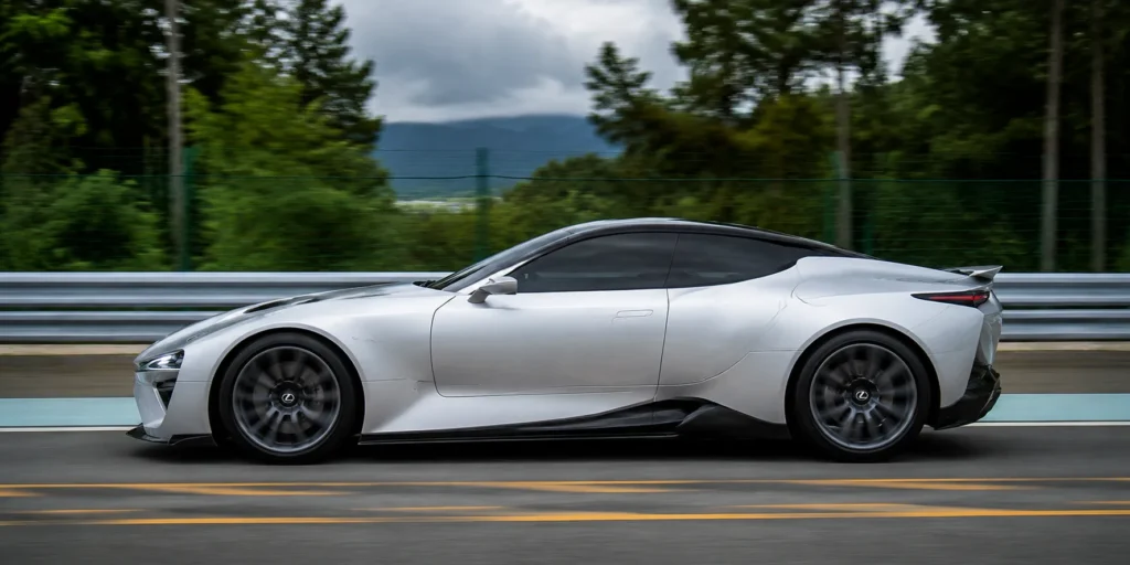 lexus lfa sideview