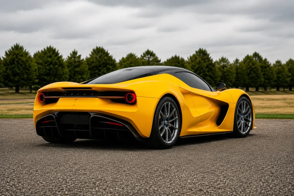 lotus evija backview
