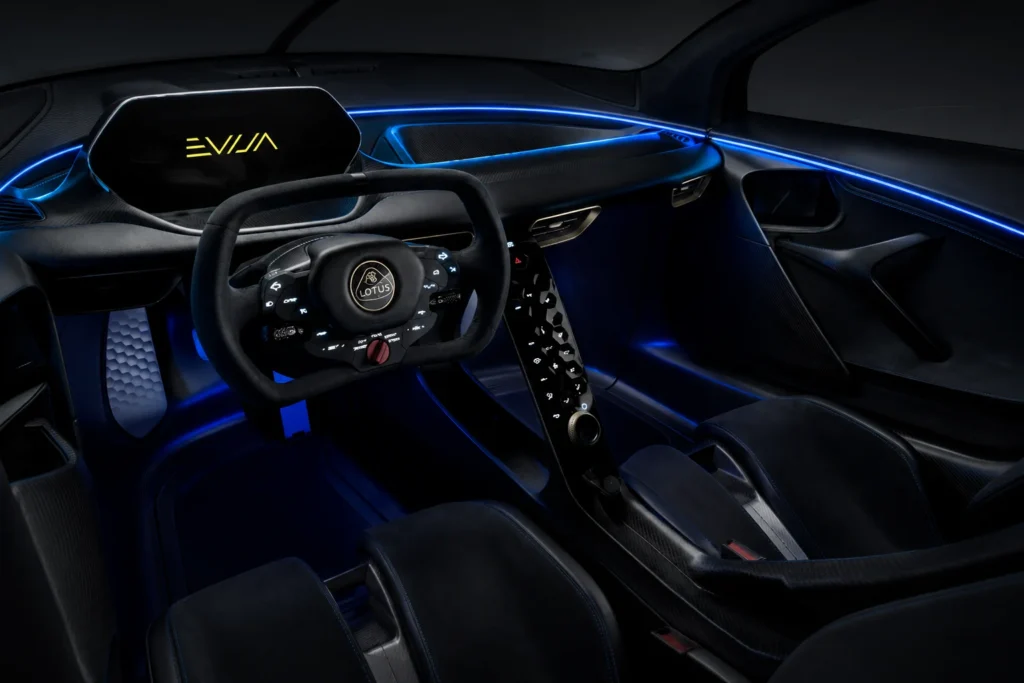 lotus evija interior