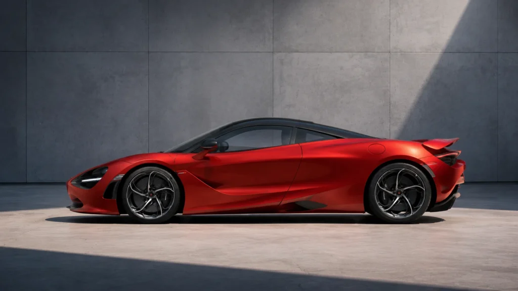 mclaren 750s sideview