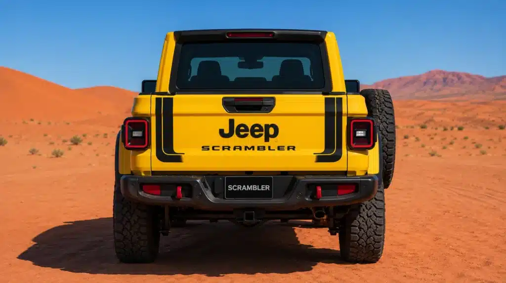 2028 Jeep Wrangler Scrambler backview
