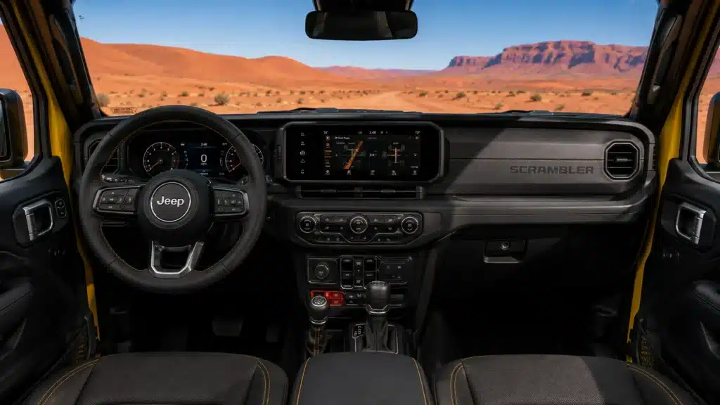 2028 Jeep Wrangler Scrambler interior