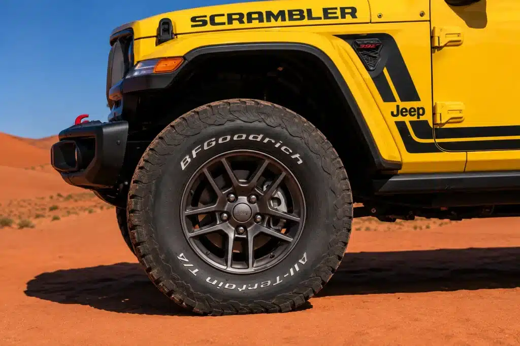 2028 Jeep Wrangler Scrambler wheels
