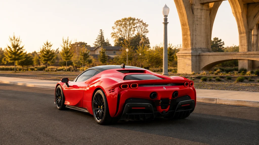 Ferrari SF90 BACKVIEW