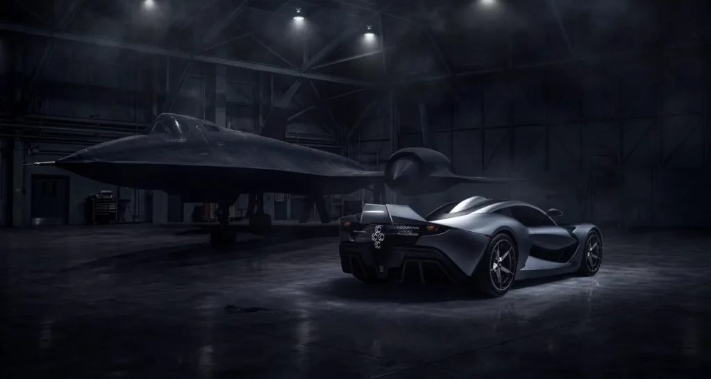 Hennessey Blackbird backview