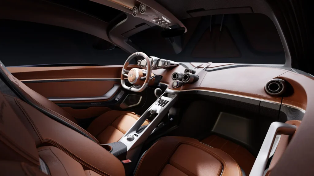 Hennessey Blackbird interior