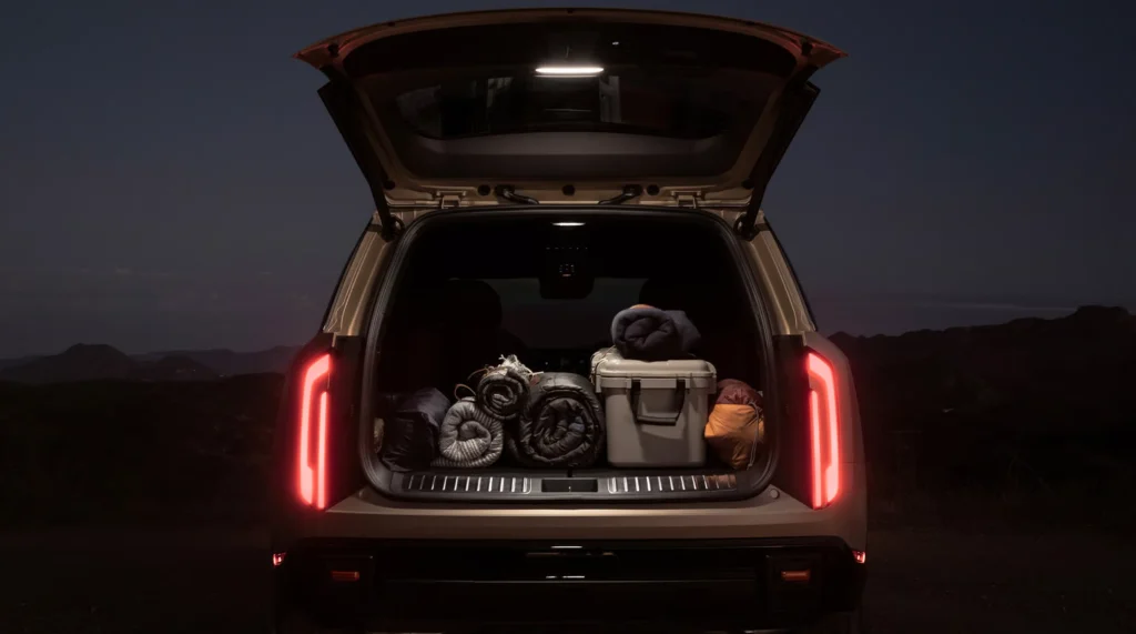 KIA TELLURIDE X PRO cargo space