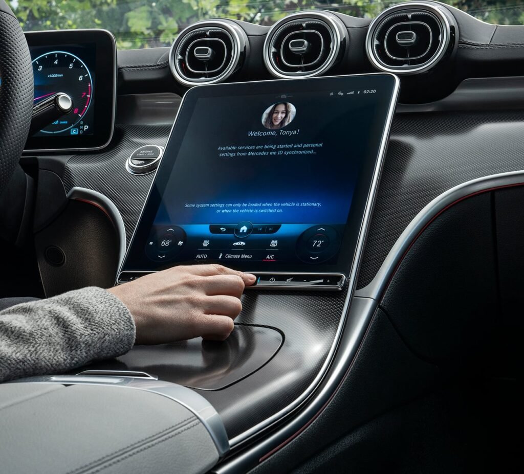 mercedes benz c class display