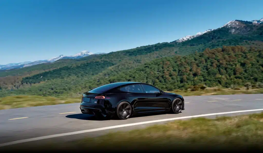 tesla model s black