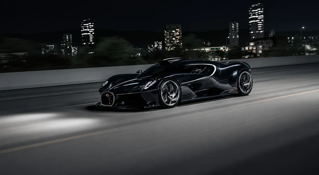 Bugatti Destrier sideviews