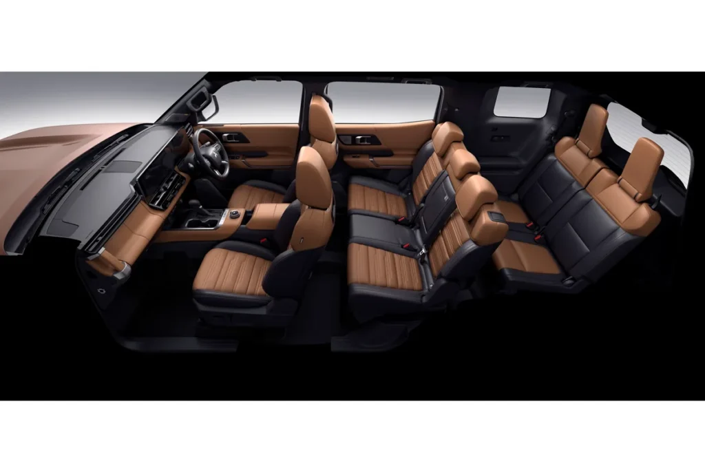 Mitsubishi Pajero seats