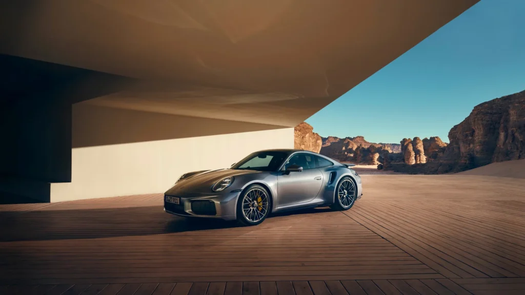 porsche frontview