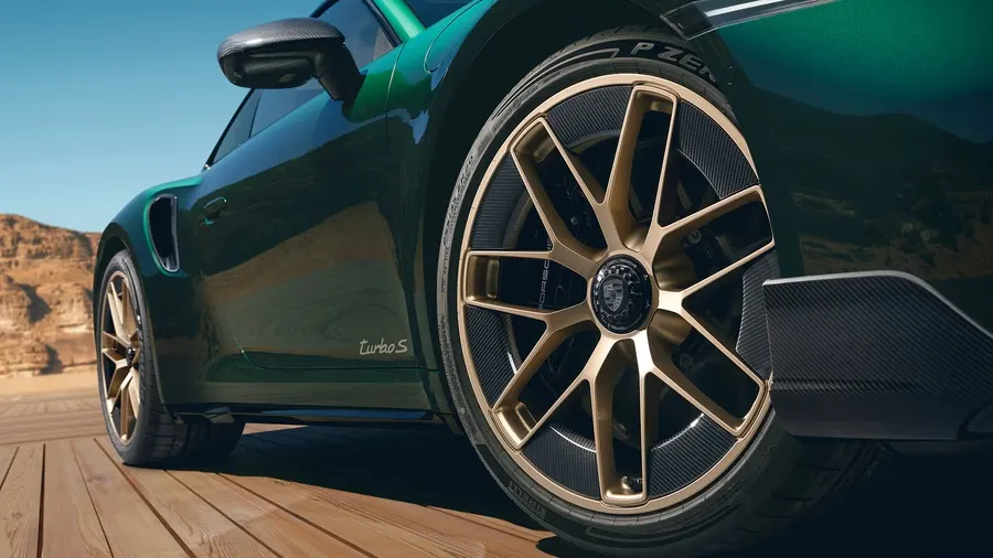 porsche green wheels