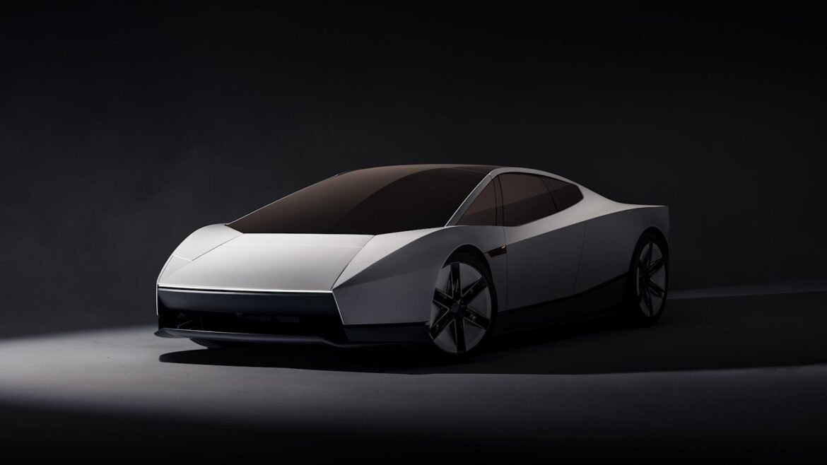 New Tesla Roadster 2026 front three-quarter view