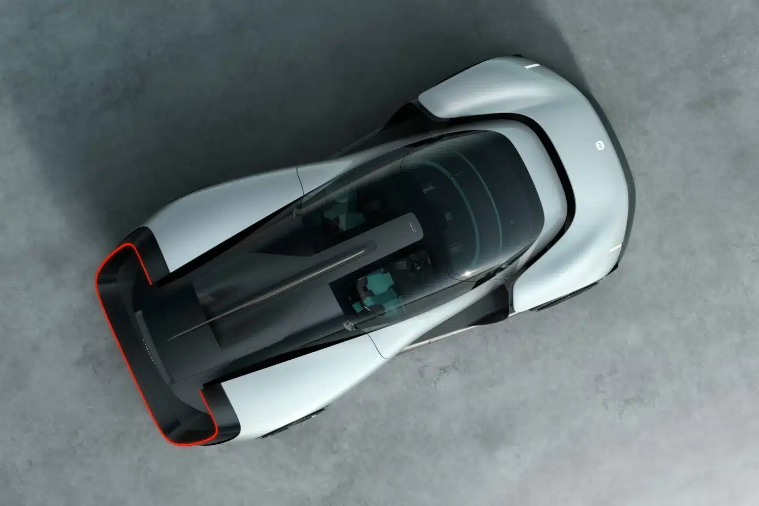 Xiaomi Vision GT aerodynamic body top view